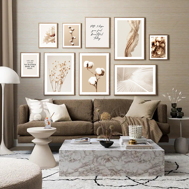 Interior Design Layout - Immagini di fiori Boho per la