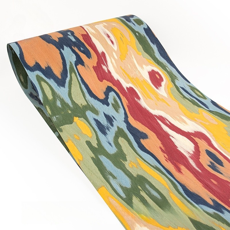 Interior Design Tech - Impiallacciatura in Legno Colorata Effetto Graffiti