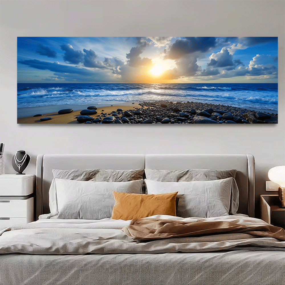 Interior Designer - 1PC-Poster su tela senza cornice, tramonto