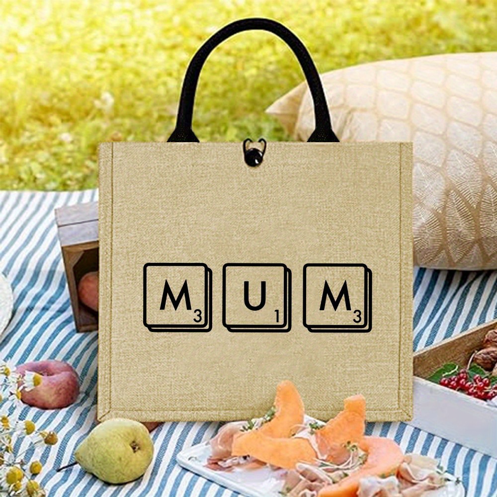 Interior Design Its - Borsa in juta per mamme, perfetta