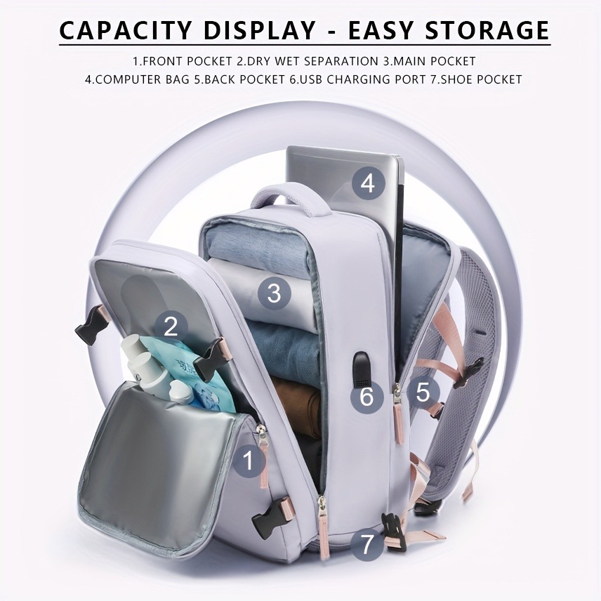 Zaino da viaggio espandibile d - Interior Designer recensione e prezzo