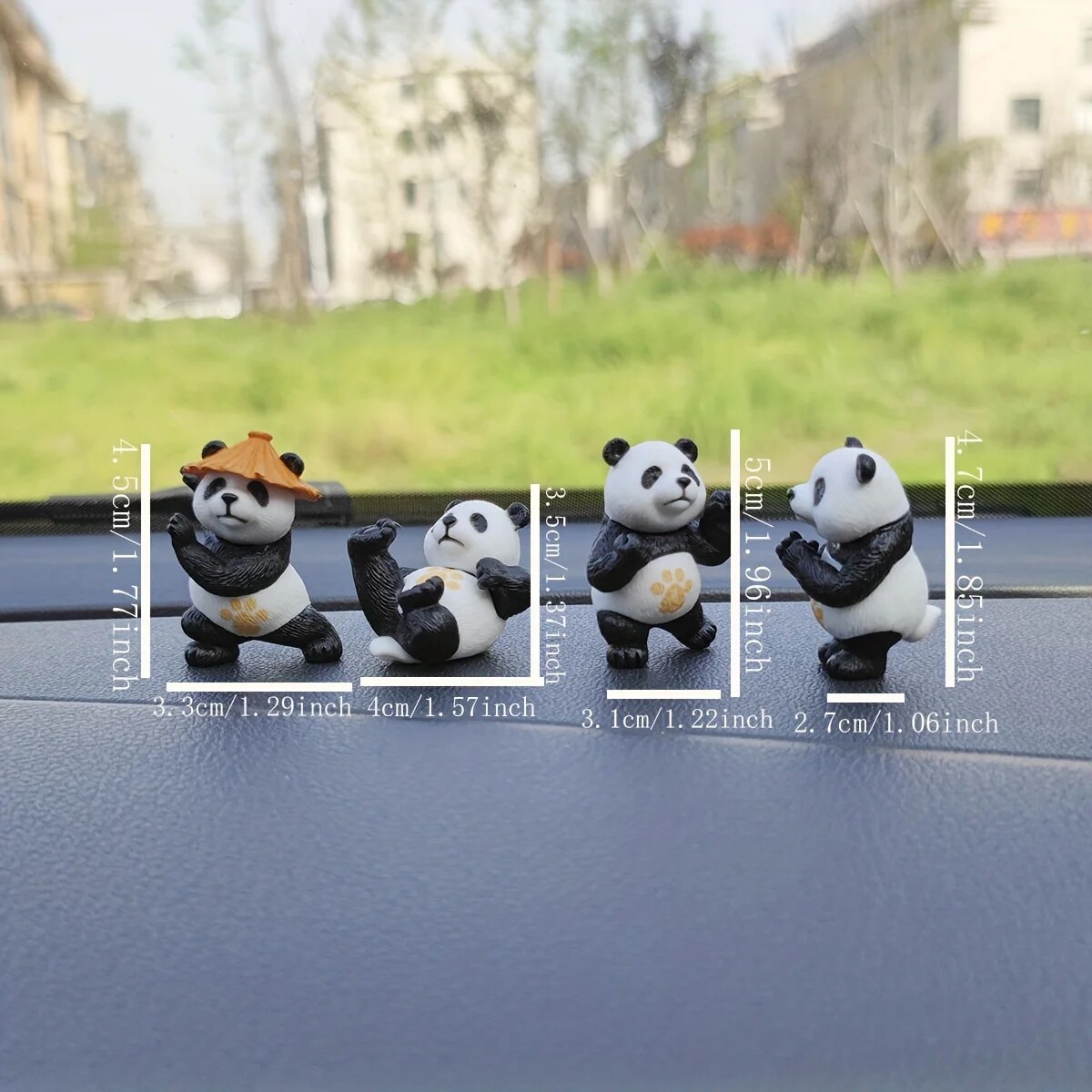 4 pezzi/set Panda Design Ornam - Interior Design Course recensione e prezzo