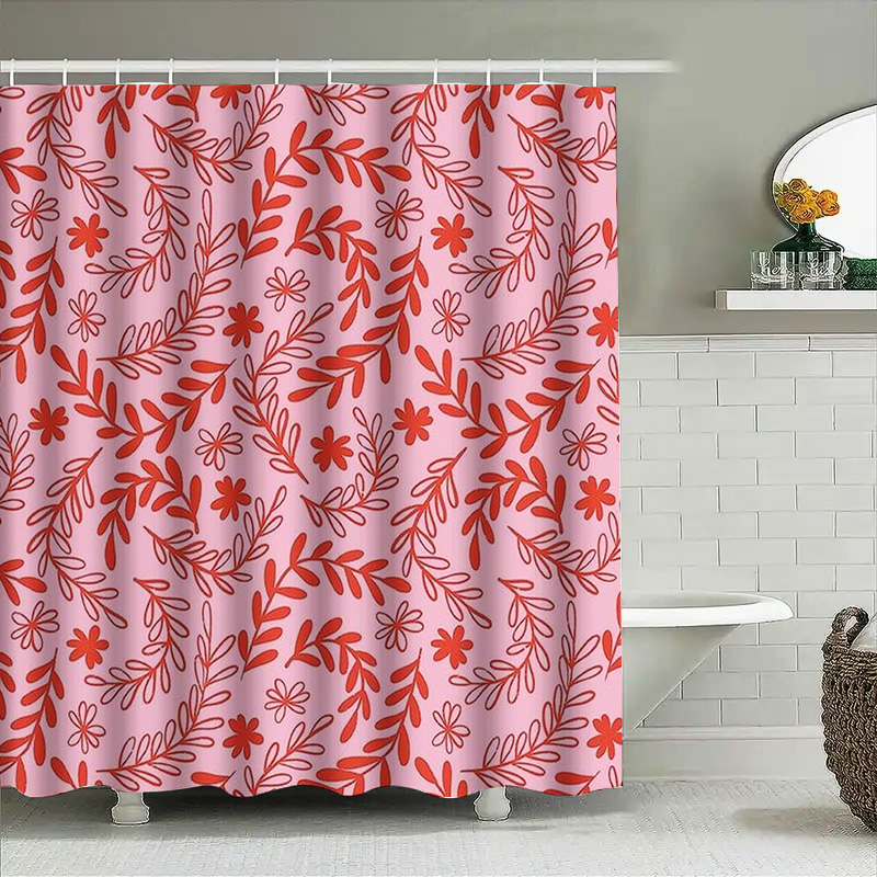 Tenda da doccia floreale rosa  - Interior Design Your Home recensione e prezzo